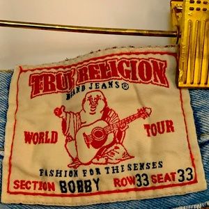 Mens True Religion Jeans Bobby style 33/33